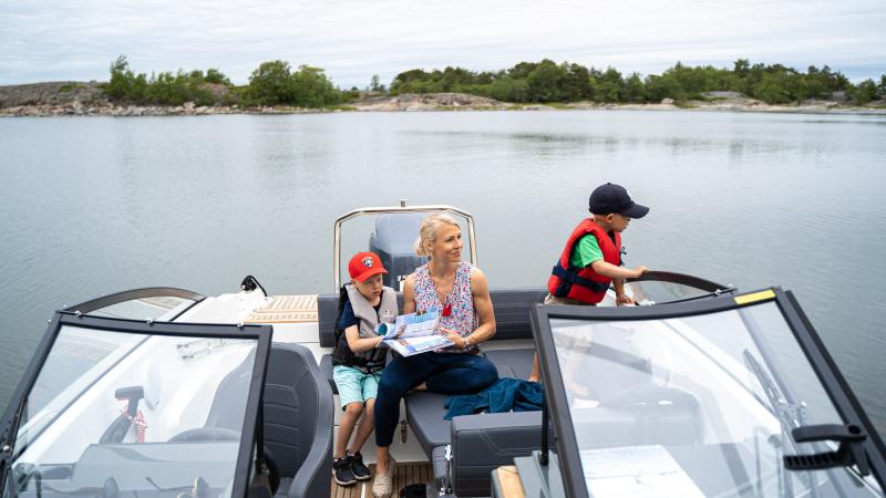 Yamarin 63DC:ssä on käytännöllinen avotila